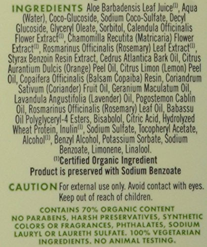 Avalon Organics Rosemary Shampoo 11 oz - Volumizing Plant-Based Hair Cleanser