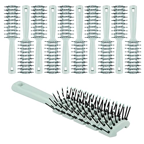 12-Pack Individually Wrapped Hair Brushes for Homeless Care