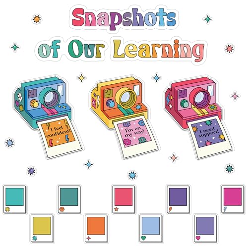Retro Remix 83-Piece Bulletin Board Set for Classroom Decor