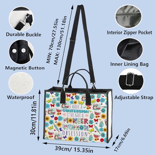 WZMPA Confession Pioneer Cosmetic Bag for Travel & Gift - Waterproof Cotton, 23x17cm (Variation: Have A Confession BG)