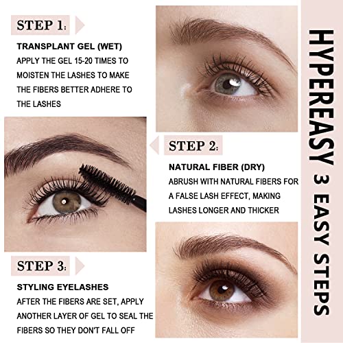 Youngfocus 3D Fiber Lash Mascara Duo - Waterproof Volumizing Makeup
