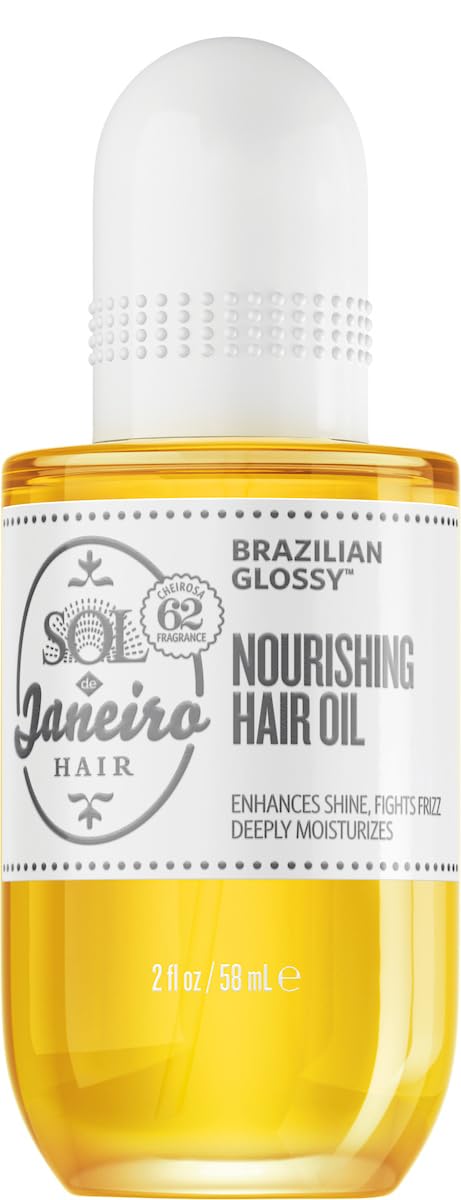 Brazilian Glossy Nourishing Hair Oil - Frizz Control & Shine | 3.4 oz