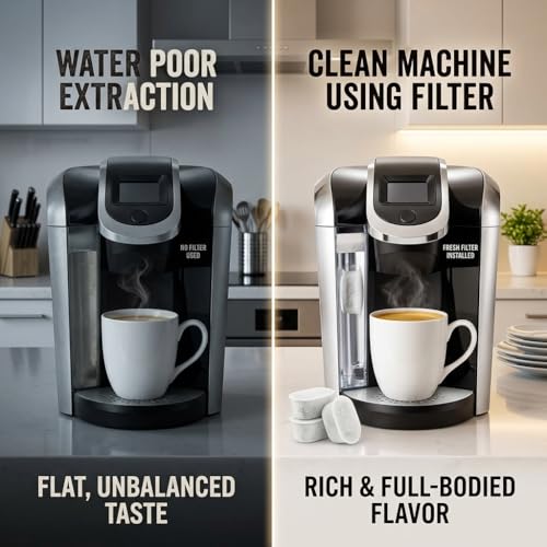 12 Pack Replacement Water Filters for Keurig Coffee Makers