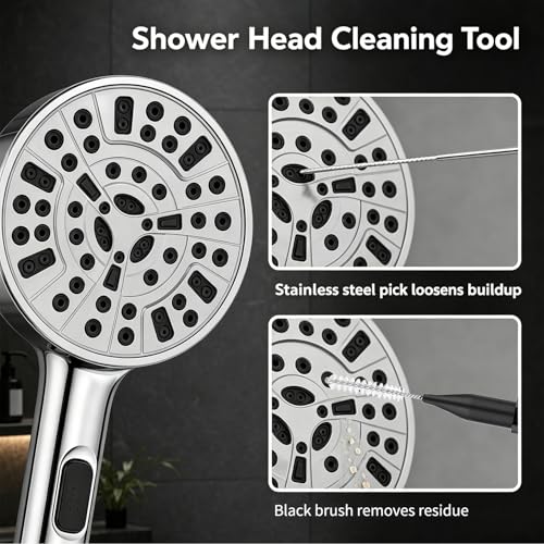 Shower Head Cleaner Tool - 50 PCS Brush & Picks Set for Clogs
