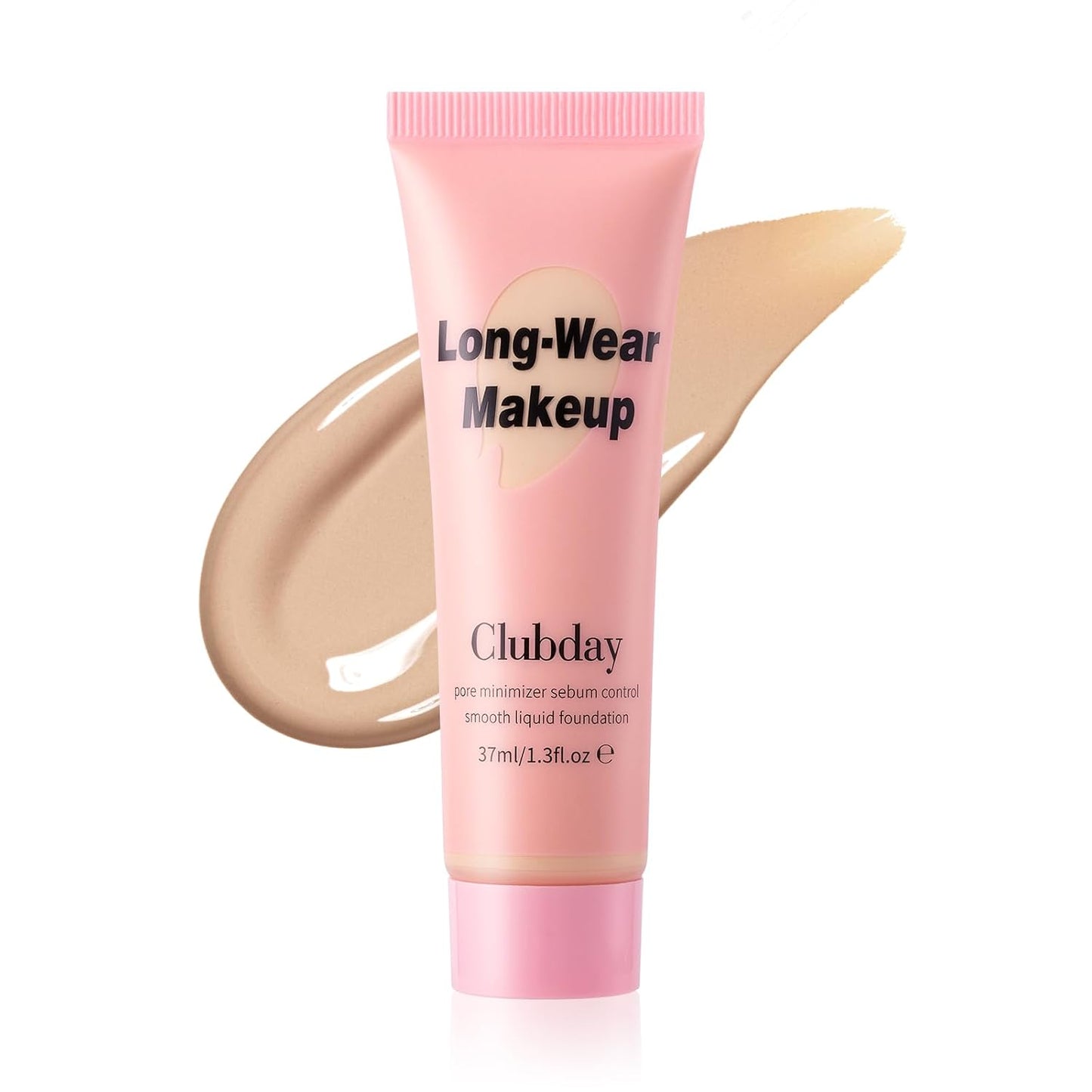 Long-Wear Liquid Foundation - Pore Minimizer & Sebum Control, Oil-Free Matte Finish | 37ml/1.3 Fl Oz