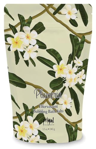 Primal Elements Detoxifying Sea Salt Soak - Plumeria Bubbling Bath Salts