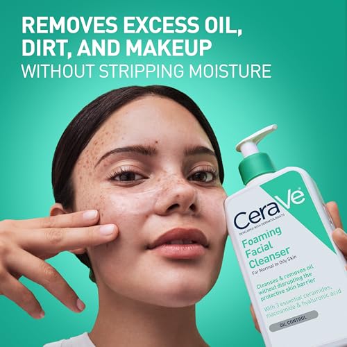 CeraVe Foaming Facial Cleanser for Oily Skin - 8fl oz