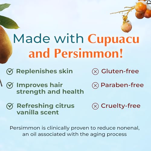 Elder Shampoo & Body Wash - Citrus & Persimmon, 8 oz