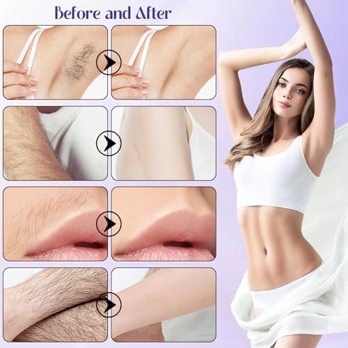 2Pcs Coconut Oil Based Gentle Body Hair Remover Cream for Women,Facial Hair Removal Cream,Quick and Easy Hair Removal Cream with Coconut Oil,Moisturizing & Soothing for All Skins