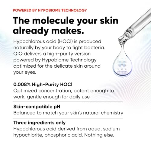 Hypochlorous Acid Eyelid & Eyelash Cleanser - Gentle Eye Wash Solution, 2oz