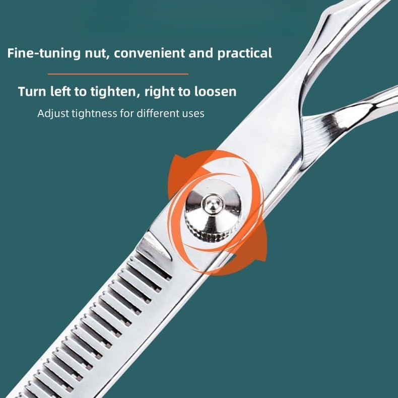 Professional Hair Cutting Scissors Set - Thinning Shears Kit with Comb & Case for Men & Women | Home Haircutting Essentials