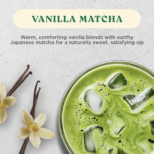 Premium Japanese Vanilla Matcha Tea – 10 Servings, Dairy & Gluten Free