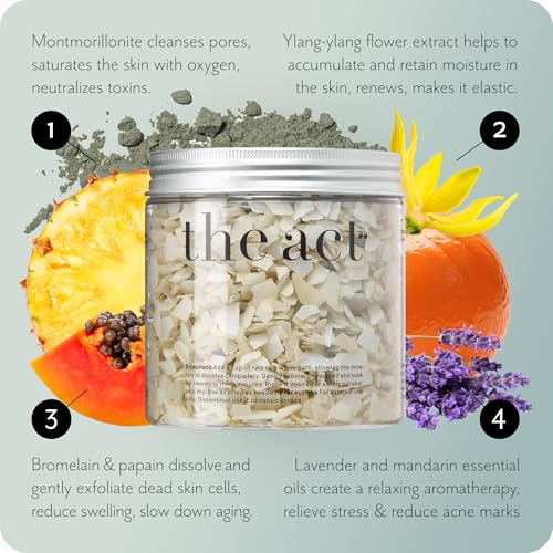 The Act Magnesium Flakes Bath Soak with Ylang Ylang & Lavender - 14.11 oz