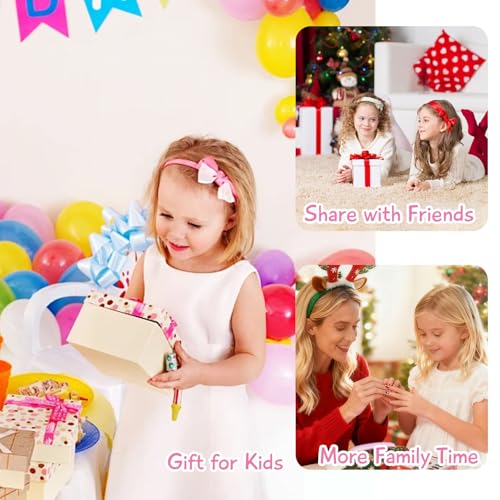 Allstarry Kids Press-On Nails Star Moon Tale - 3 Pack Pre-Glued Fake Nails for Girls