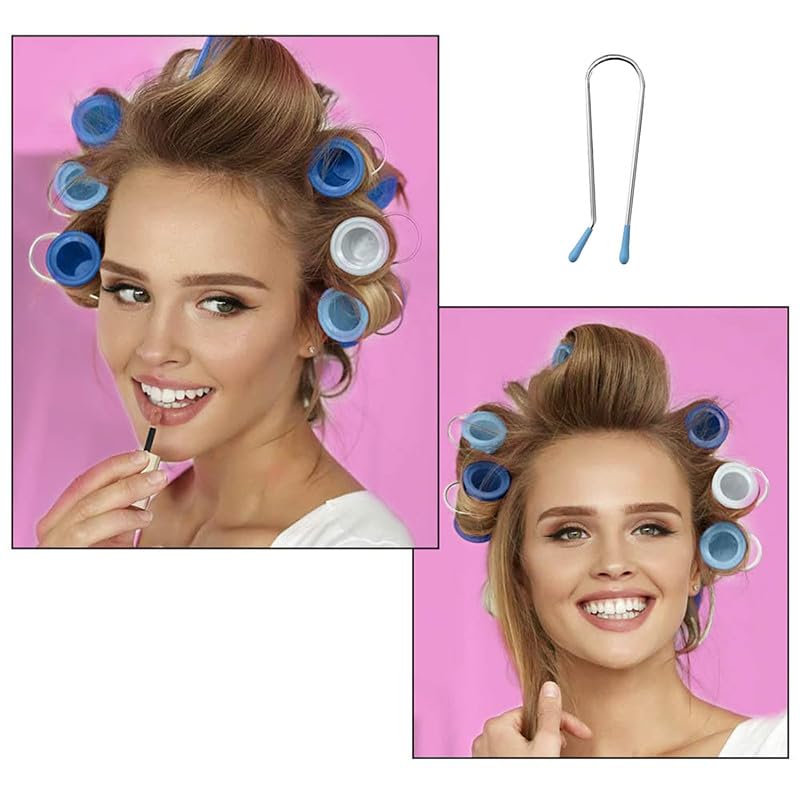 20-Pack Stainless Steel Hot Curler Clips Replacement Kit for 0.75 Inch Rollers - Durable & Reusable