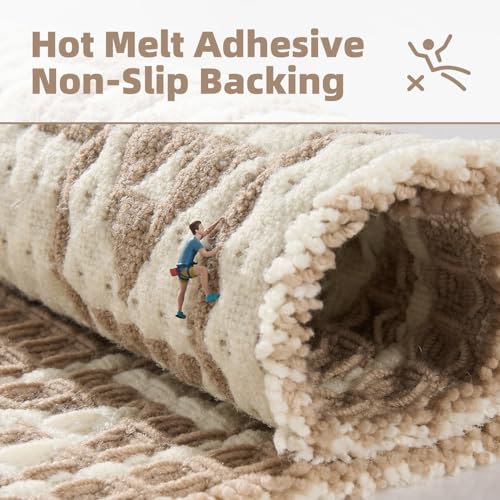 PADOOR Waffle Bath Mat - Super Absorbent, Non-Slip, 17"x28"