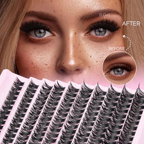 RITALASH 60D+80D+100D Lash Clusters Kit for Natural & Dramatic Looks
