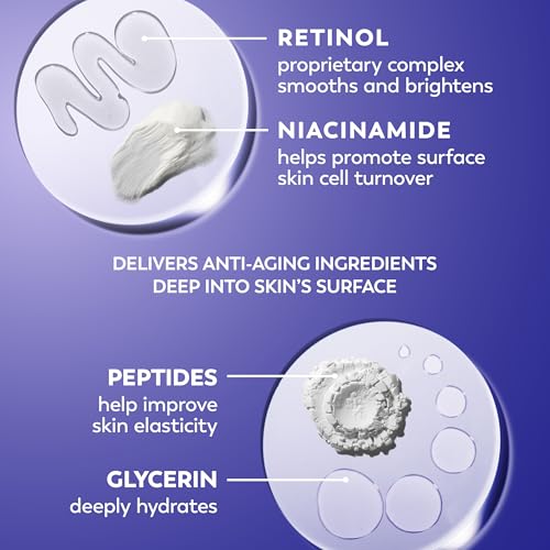 Olay Retinol 24 Anti-Aging Night Cream - Fragrance-Free Moisturizer, 0.5 Oz