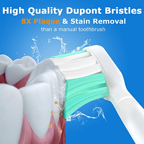 BrightDeal Replacement Toothbrush Heads for Philips Sonicare - 4 Pack