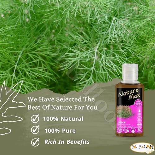 Pure Cold Pressed Dill Oil 50ml - Natural Cooking & Body Oil, Kosher & Halal