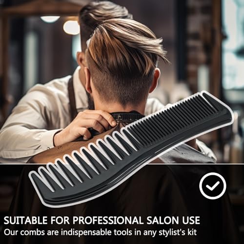 SIMPOR Detangling Hair Comb - Double Sided Wide & Fine Tooth Comb