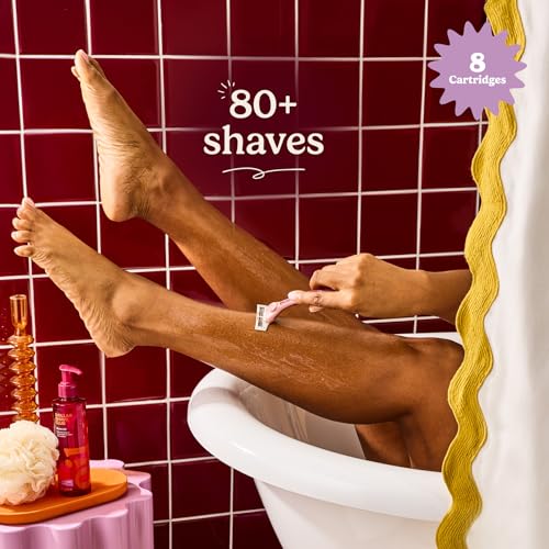 Dollar Shave Club Women's Razor Refills - 8 Pack with 6 Blades