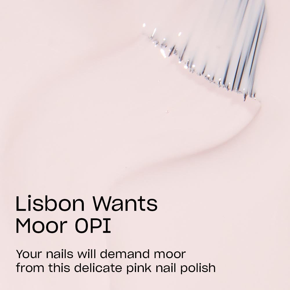 OPI Nail Lacquer Lisbon Wants Moor OPI | Opaque Soft Pink Crème Chip Resistant Nail Polish | Lisbon Collection