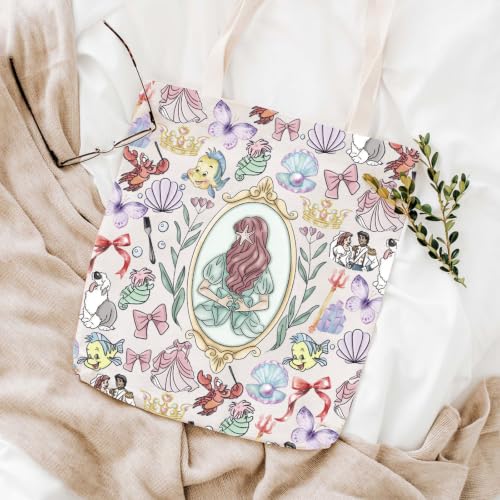 Ari Princess Mermaid Canvas Messenger Bag for Princess & Lover Gift
