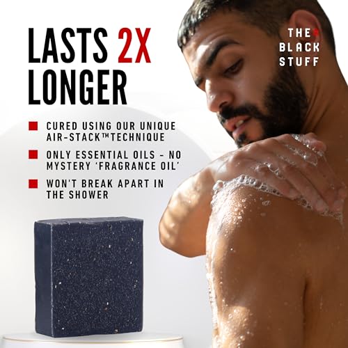 Pine Tar Organic Men’s Handmade Cold Process Body Bar Soap - Moisturizing & Cleansing