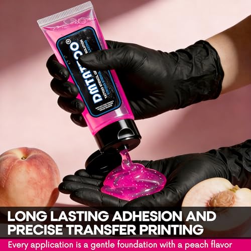 Peach Flavor Tattoo Stencil Gel 4oz - Quick-Drying Transfer Gel