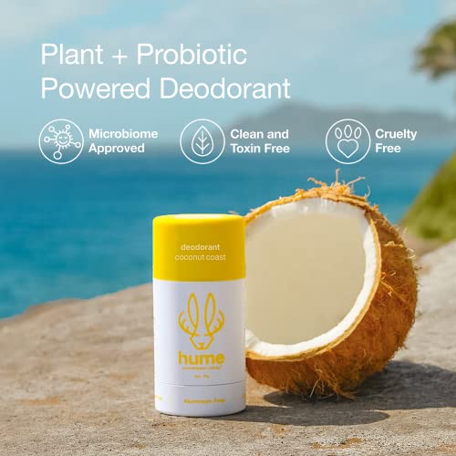 Hume Supernatural Aluminum Free Deodorant - 2-Pack for Sensitive Skin