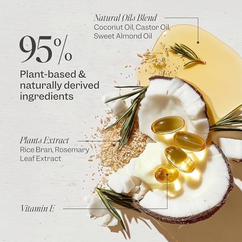 RENPURE Coconut & Vitamin E Hair Oil for Dry, Brittle Hair - 4oz - Coconut Hair Oil