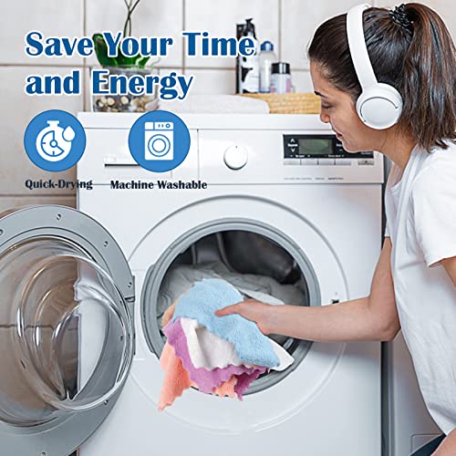 Orighty Reusable Makeup Remover Cloths - Soft Microfiber Face Towels (48 Pack)
