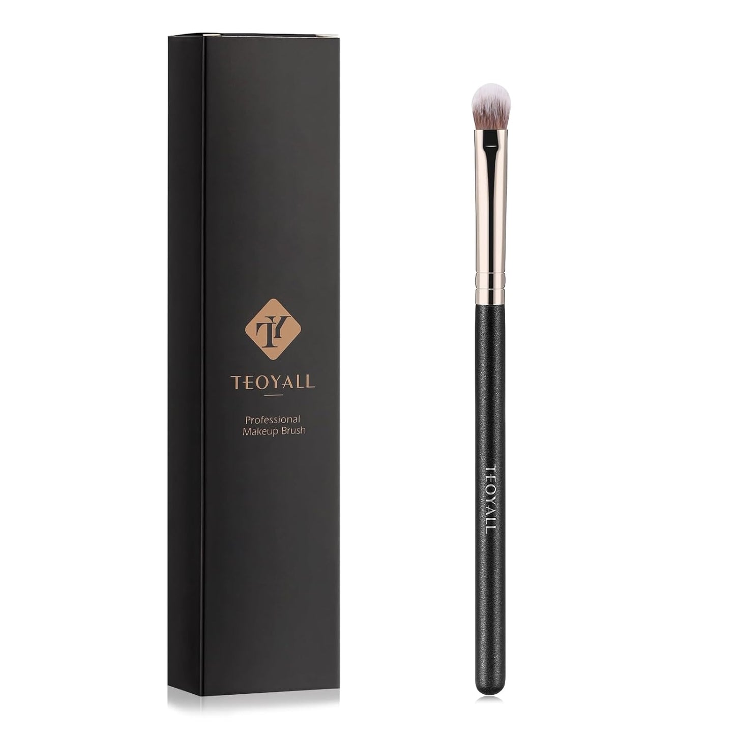 Flat Angled Eyeliner Brush - Soft Thin Slanted Synthetic Bristles for Precision Eyebrow Makeup | Ideal for Brow Powder & Gel