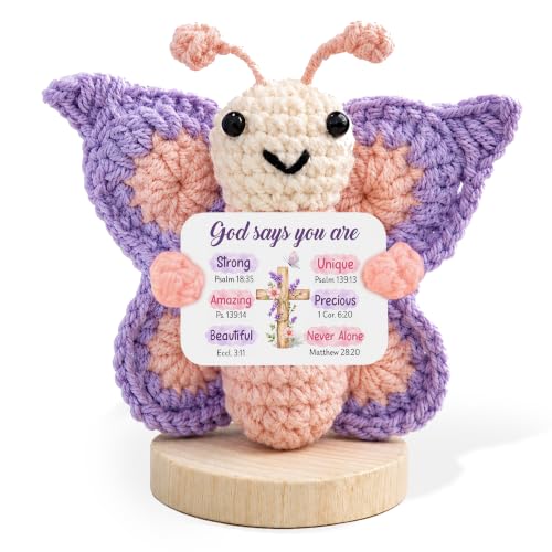 Handmade Crochet Butterfly Keepsake - Christian Gifts for Women