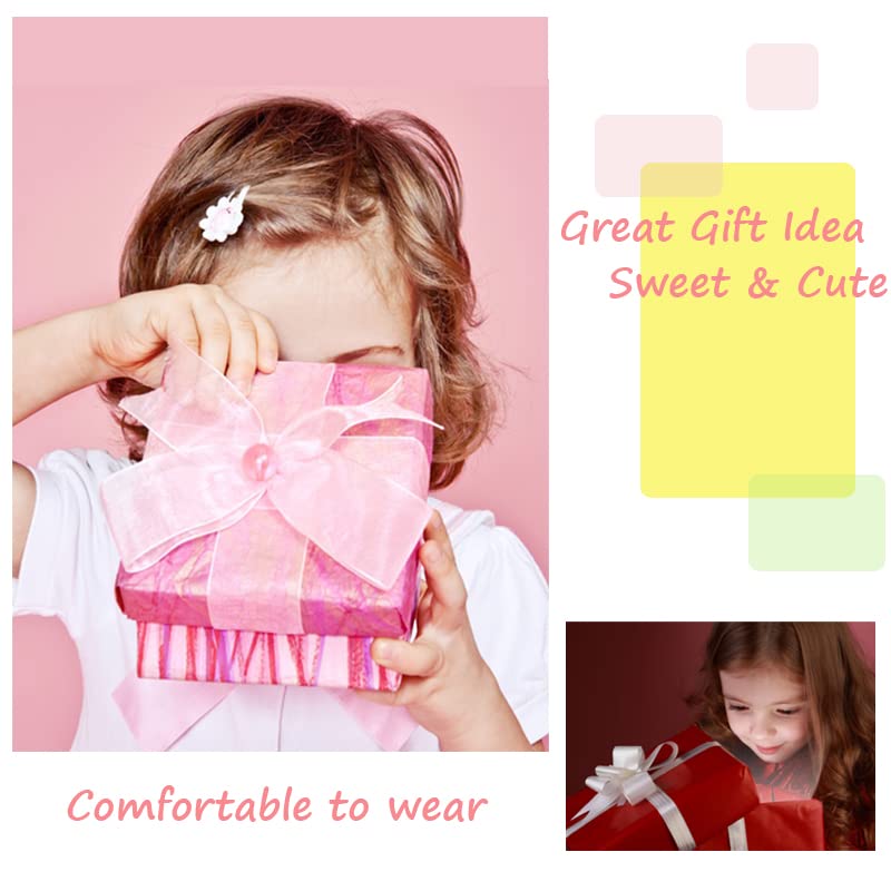 Ivylovme 28 PCS Cute Hair Clips Set for Girls - Animal, Flower & Rainbow Designs