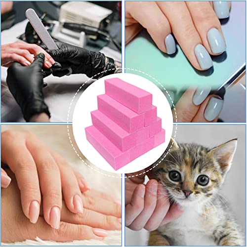 10 Pcs Medium Grit Nail Buffer Block Set for Acrylic & Natural Nails