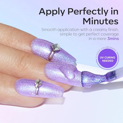 Modelones Chameleon Gel Nail Polish Set - 6 Colors with Glitter