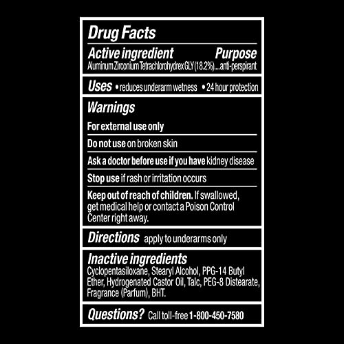 AXE Black Antiperspirant Deodorant Stick for 24-Hour Freshness, 2.7 Oz (Pack of 2)