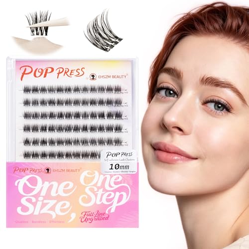 Self-Adhesive Lash Clusters - Natural 10mm for All-Day Wear