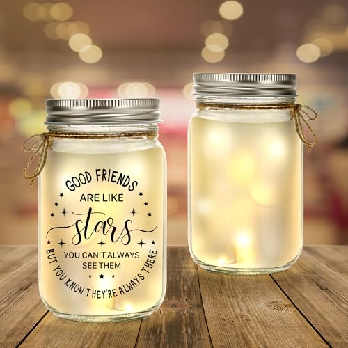 Personalized Mason Jar Night Light - Unique Home Decor Gift