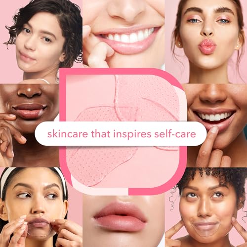 Patchology Rosé Gel Lip Mask - Hydrating Strawberry Lip Treatment | 5ct