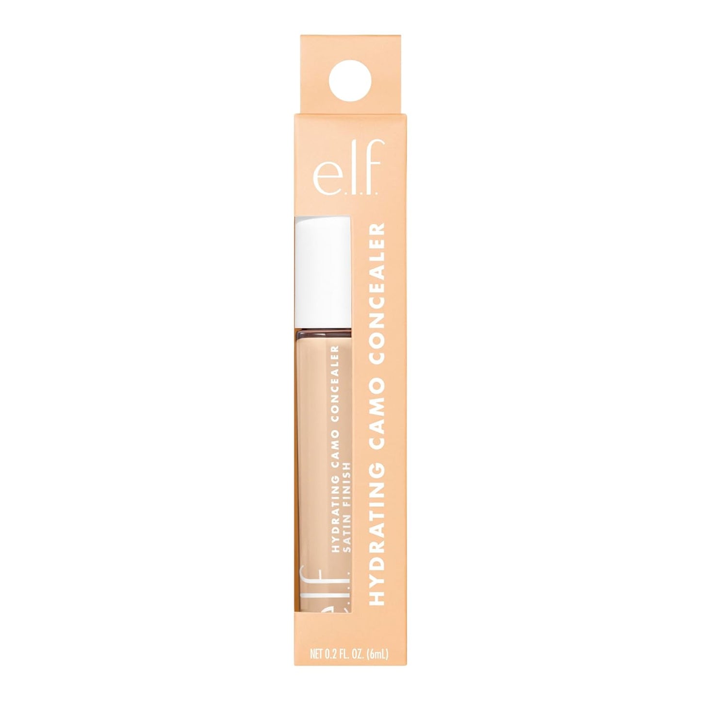 e.l.f. Hydrating Camo Concealer - Full-Coverage Blemish & Under-Eye Coverage | Light Sand, Vegan & Cruelty-Free