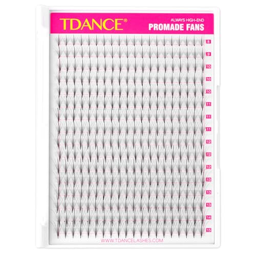 TDANCE 5D Wispy Premade Fans 0.07mm C-Curl Lash Extensions 8-15mm Mix