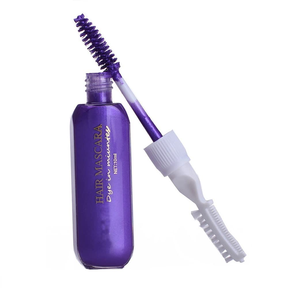 Temporary Hair Color Mascara - Washable Silver Gray Hair Dye Stick | Non-Toxic Instant Application