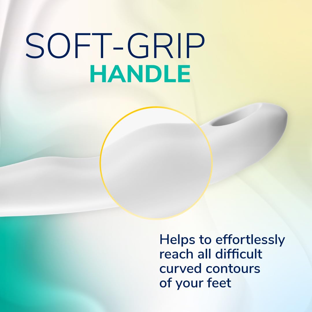 Dr. Scholl's Foot Callus Remover - Durable Nano Glass Foot File for Smooth Skin | Hygienic Pedicure Tool
