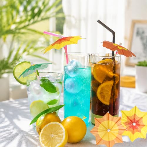 150pcs Mini Cocktail Umbrellas - Tropical Drink Picks for Parties