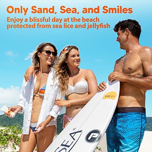 SAFE SEA Jellyfish Sting-Blocking SPF 50+ Sunscreen, 3.4 oz