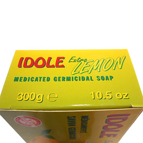 Idole Extra Lemon Germicidal Soap - Moisturizing Bath Bar, 10.5 oz (300g)