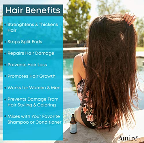 Amire Organic Argan Oil 4oz - Triple Extra Virgin Hair & Skin Moisturizer